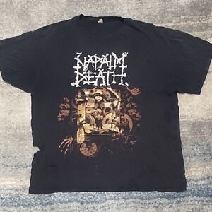 Vintage Napalm Death Graphic T-Shirt